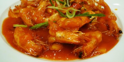 resep udang saus padang mudah dan lezat