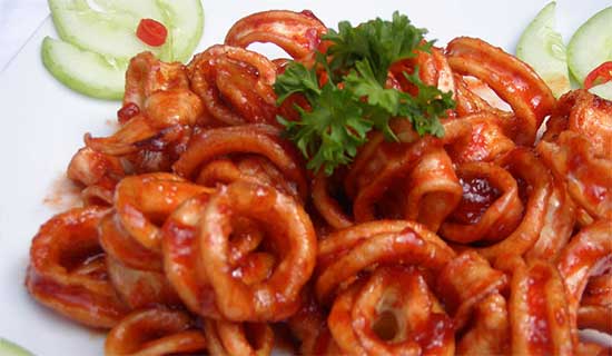 Resep Cumi Saus Padang