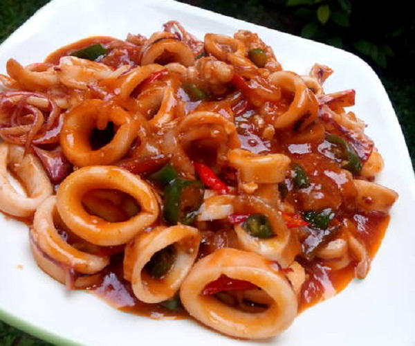 Resep Cumi Saus Padang